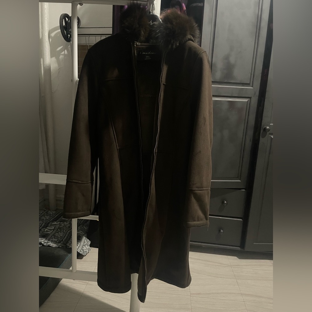 Long brown coat